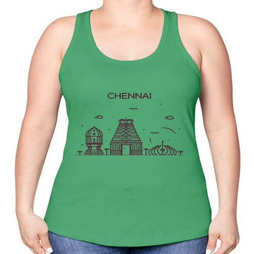 Chennai 564# - cities -Racerback Tank