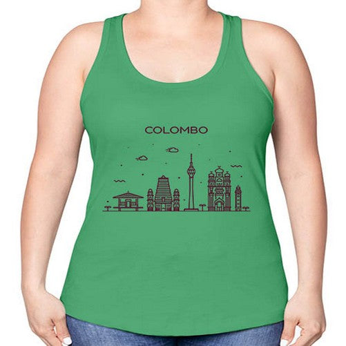 Colombo 597# - cities -Racerback Tank