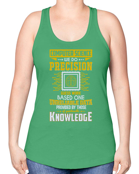 Computer Science we do 278# - general science -Racerback Tank