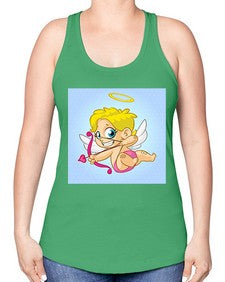 Cupid 79# - cartoon general -Racerback Tank
