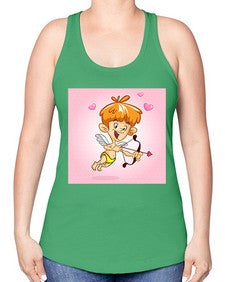 Cupid 80# - cartoon general -Racerback Tank