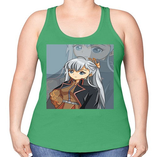 Cute princess game 65# - anime -Racerback Tank