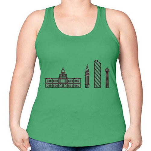 Denver 660# - cities -Racerback Tank