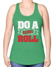 Do a barrel roll 5# - video games -Racerback Tank