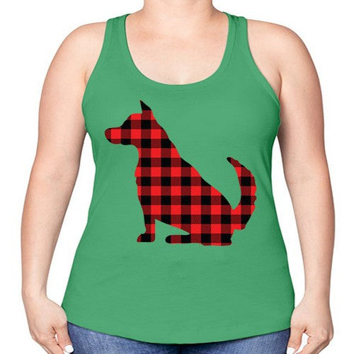 Dog Style 105# - dogs -Racerback Tank