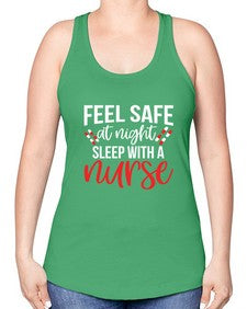 Feel Save Style 778# - nurse -Racerback Tank