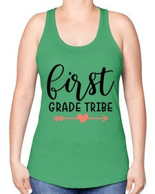 First Grade Tribe 161# - first grade -Racerback Tank