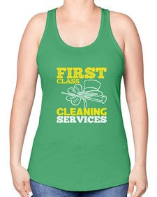 First class cleaning service Style 159# - cleaner -Racerback Tank