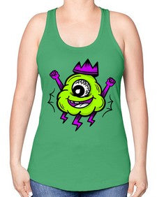 Forever thunder 127# - cartoon general -Racerback Tank