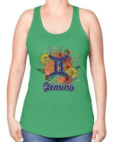 Gemini 126# - gemini -Racerback Tank