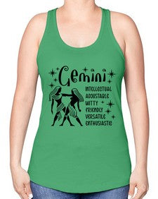 Gemini 217# - gemini -Racerback Tank