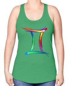 Gemini 222# - gemini -Racerback Tank
