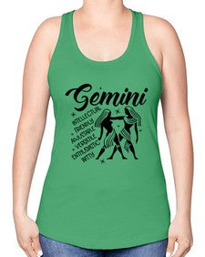 Gemini 223# - gemini -Racerback Tank