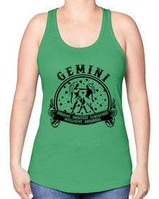 Gemini 9# - gemini -Racerback Tank