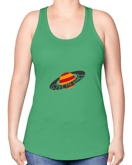 Givemespace 27# - space -Racerback Tank