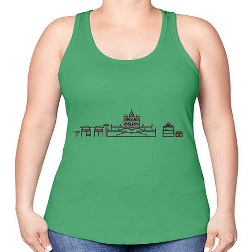 Goa 776# - cities -Racerback Tank