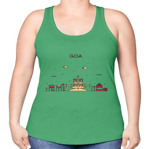 Goa 777# - cities -Racerback Tank