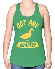 Got any grapes Style 46# - ducks -Racerback Tank