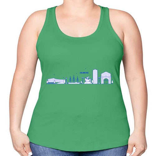 Halmstad 803# - cities -Racerback Tank