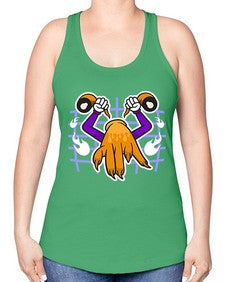 Haunted spy 137# - cartoon general -Racerback Tank