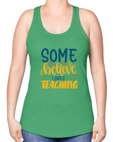 Holiday Teacher design Style 176# - teacher -Racerback Tank