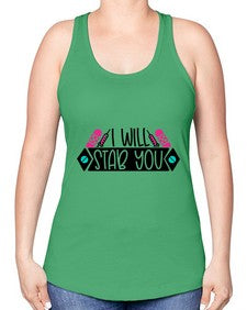 I Will Stab You Style Style 929# - nurse -Racerback Tank
