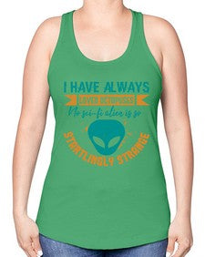 I have always loved octopuses no scifi alien 15# - ufo -Racerback Tank