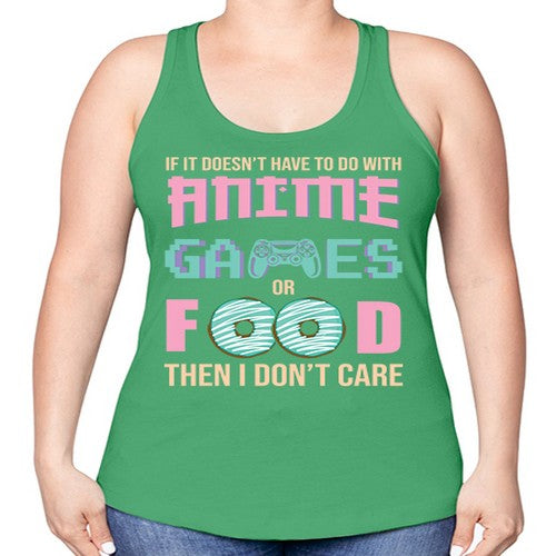 If Its Not Anime Video 247# - anime -Racerback Tank
