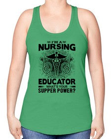 Im a nursing Style 227# - nurse -Racerback Tank