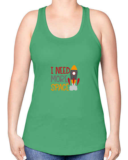 Ineedmorespace 18# - space -Racerback Tank