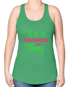 It is a aquarius thing 252# - aquarius -Racerback Tank