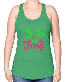 It is a leo thing 255# - leo -Racerback Tank