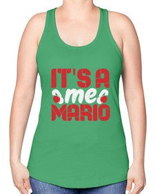 Its ame Mario 29# - video games -Racerback Tank