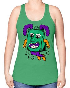 Jumping pouch 146# - cartoon general -Racerback Tank