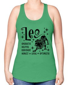 Leo 278# - leo -Racerback Tank