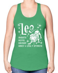 Leo 281# - leo -Racerback Tank