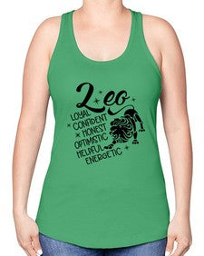 Leo 282# - leo -Racerback Tank