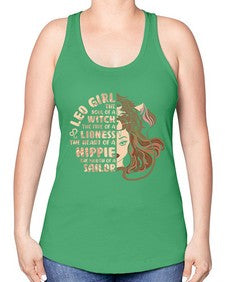 Leo girl 289# - leo -Racerback Tank