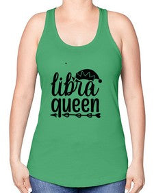 Libra queen 326# - libra -Racerback Tank