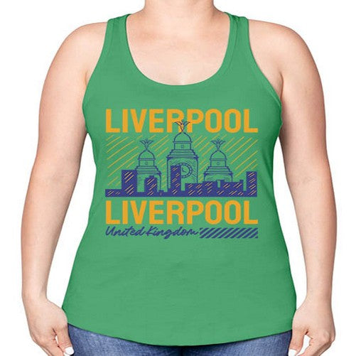 Liverpool 1152# - cities -Racerback Tank