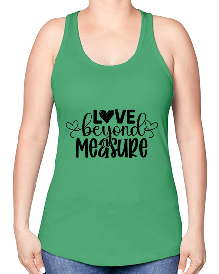 Love Beyond Measure 389# - kids -Racerback Tank