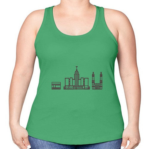 Mecca 1263# - cities -Racerback Tank