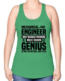 Mechanical engineer Style 1090# - engineer -Racerback Tank
