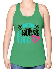 Nurse Life Style Style 1174# - nurse -Racerback Tank