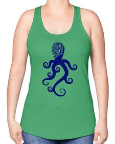 OctopusMandalaPNG 960# - mandala -Racerback Tank