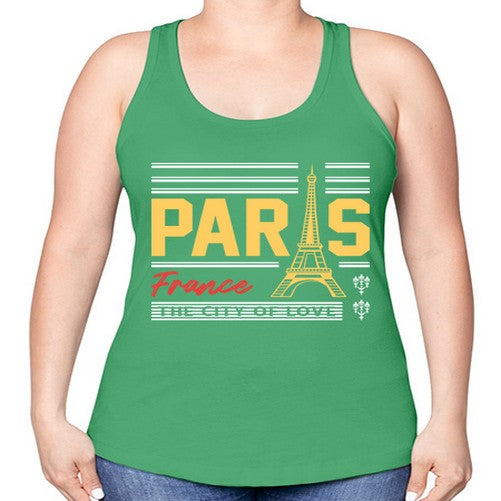 Paris 1579# - cities -Racerback Tank