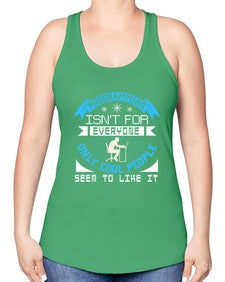 Programming isnt for everyone 17# - computer -Racerback Tank