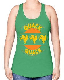 Quack Quack Style 21# - ducks -Racerback Tank