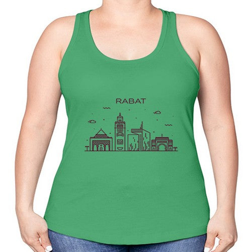 Rabat 1704# - cities -Racerback Tank