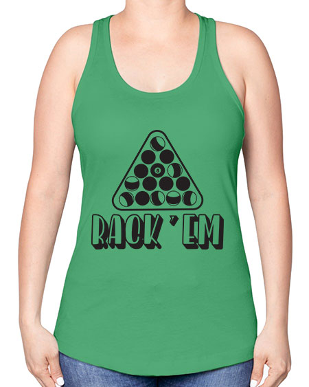 Rack em 558# - billards -Racerback Tank